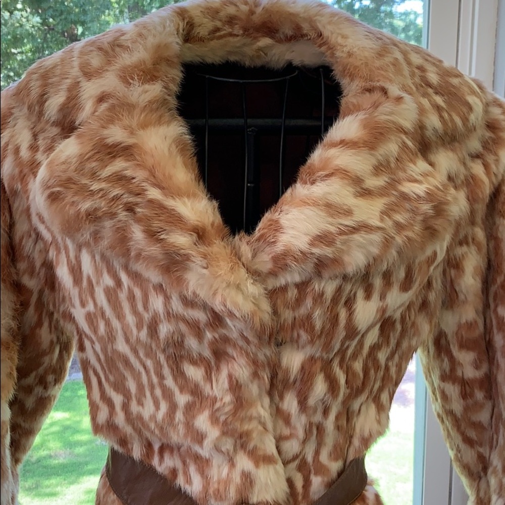 Authentic Gorgeous Multicolored Rabbit Fur - Picture 2 of 10